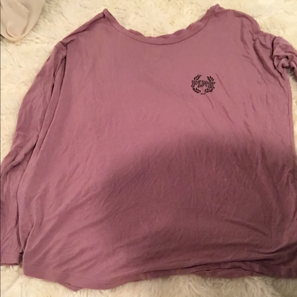 Long sleeve PINK tee